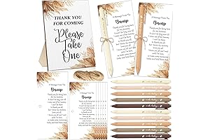 50-Piece Boho Baby Shower Favors for Guests