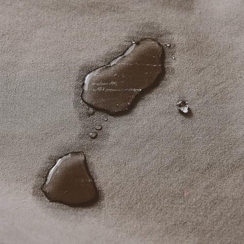 Miniatura 6 de Holawakaka Protector de colchón impermeable tamaño individual gris oscuro, funda de colchón transpirable, bolsillo profundo de 14 pulgadas (gris