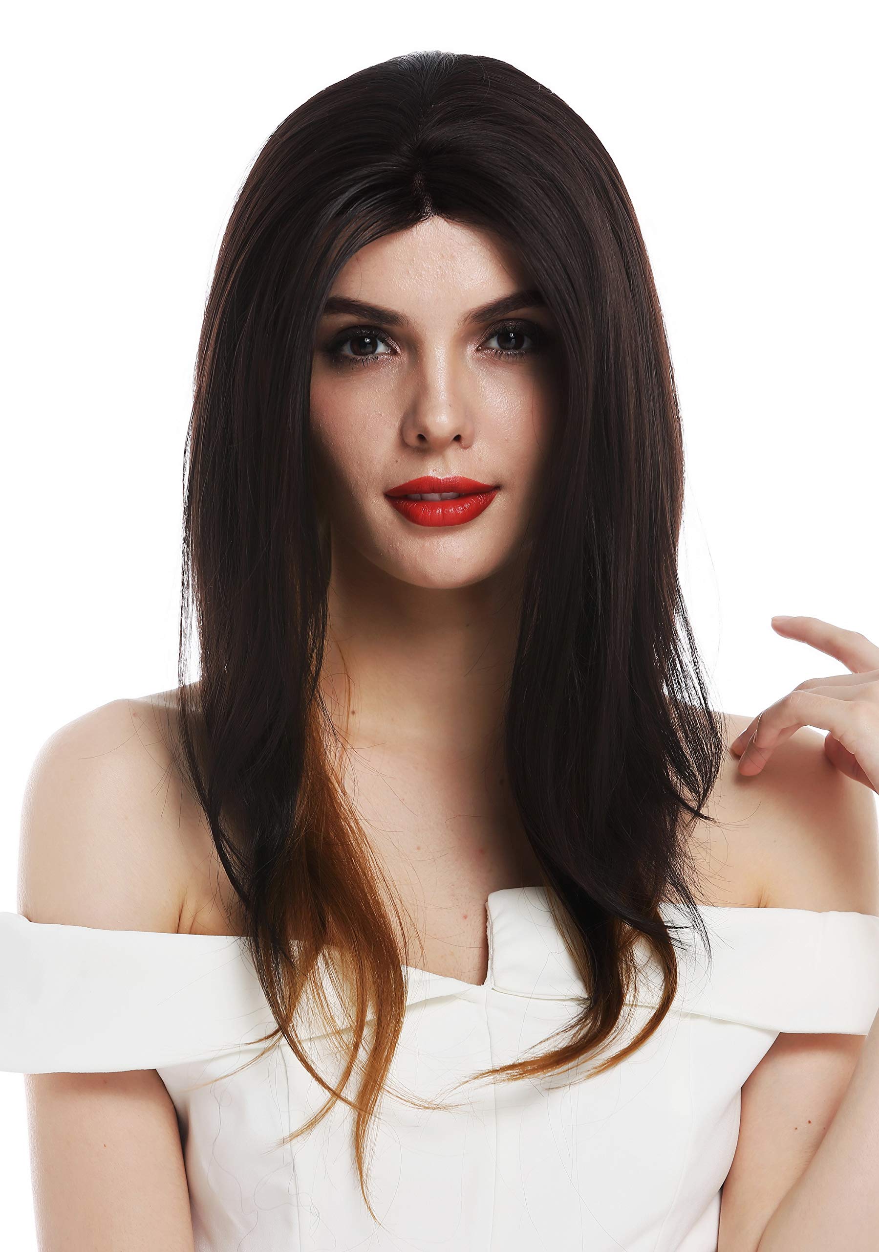 WIG ME UP - TYM-343-LF-4276 wig women's wig lace front long sleek layered under colours brown golden brown blonde - Image 2