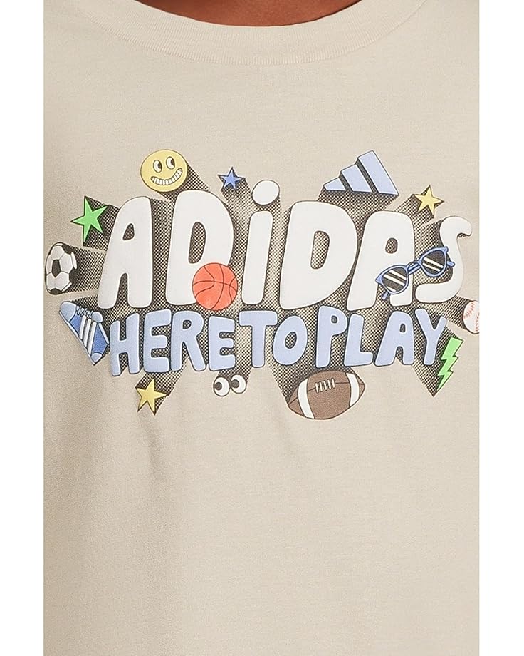 adidas Kids Long Sleeve Adi Expression Tee (Toddler/Little Kid) - #3 of 4