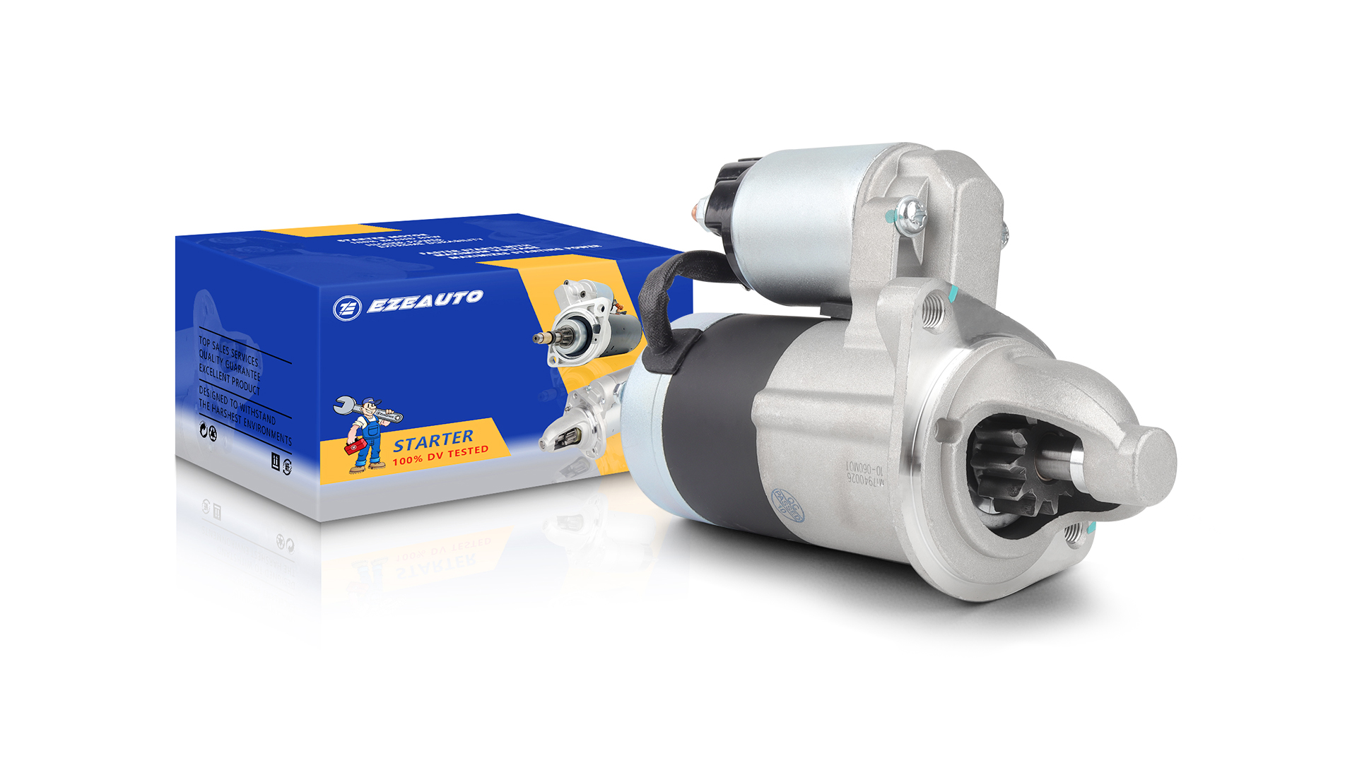Image of Ezexpreze 19224N New Starter 361002E120 1195411 Compatible with Hyundai Elantra 2011-2013 Elantra Coupe Elantra GT 2013-2014 Kia Forte Koup Forte5 2014 Soul 2012-2013 1.8L 2.0L L4