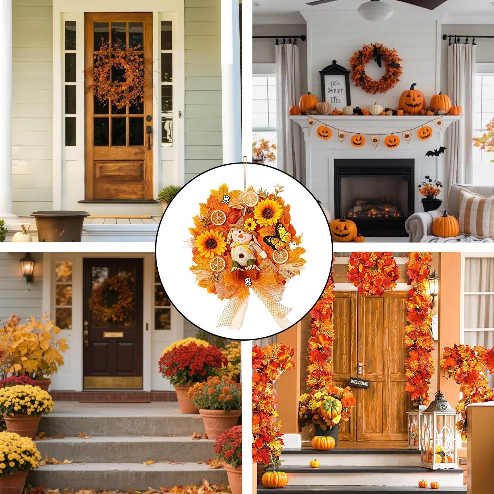 Corona d'autunno Decorazione Casa Stanza Padrona Decorativa Appeso