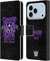 Vista 37 de Head Case Designs Officially Licensed WWE Portrait Damian Priest Leather Wallet Case Compatible with Apple iPhone 7 Plus/iPhone 8 Plus