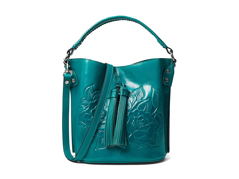 Patricia Nash Otavia Bucket (Natural/Black) Handbags International Shipping