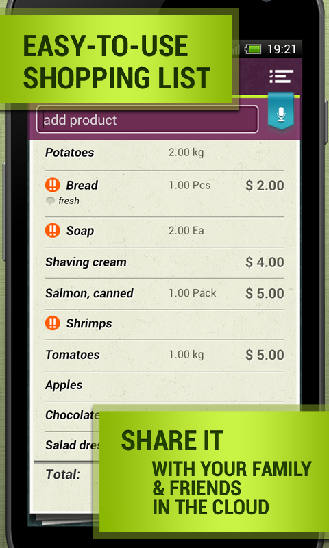 Listick: Grocery Shopping List - App on Amazon Appstore