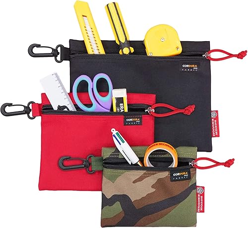 Miniatura 9 de Rough Enough - Bolsa de herramientas pequeña, organizador de almacenamiento de múltiples herramientas con paquete de bolsas de clip