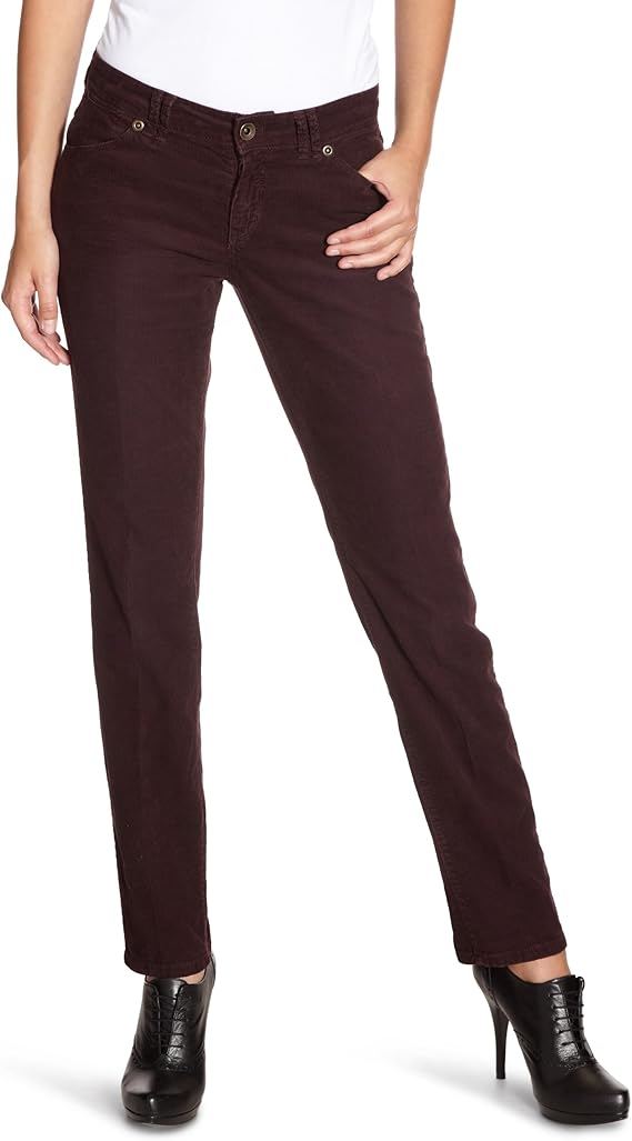 Marc O'Polo Damen Hose, W07 0281 11063, Gr. 26/34 (26/34), Rot (690 Beetroot) Amazon.de
