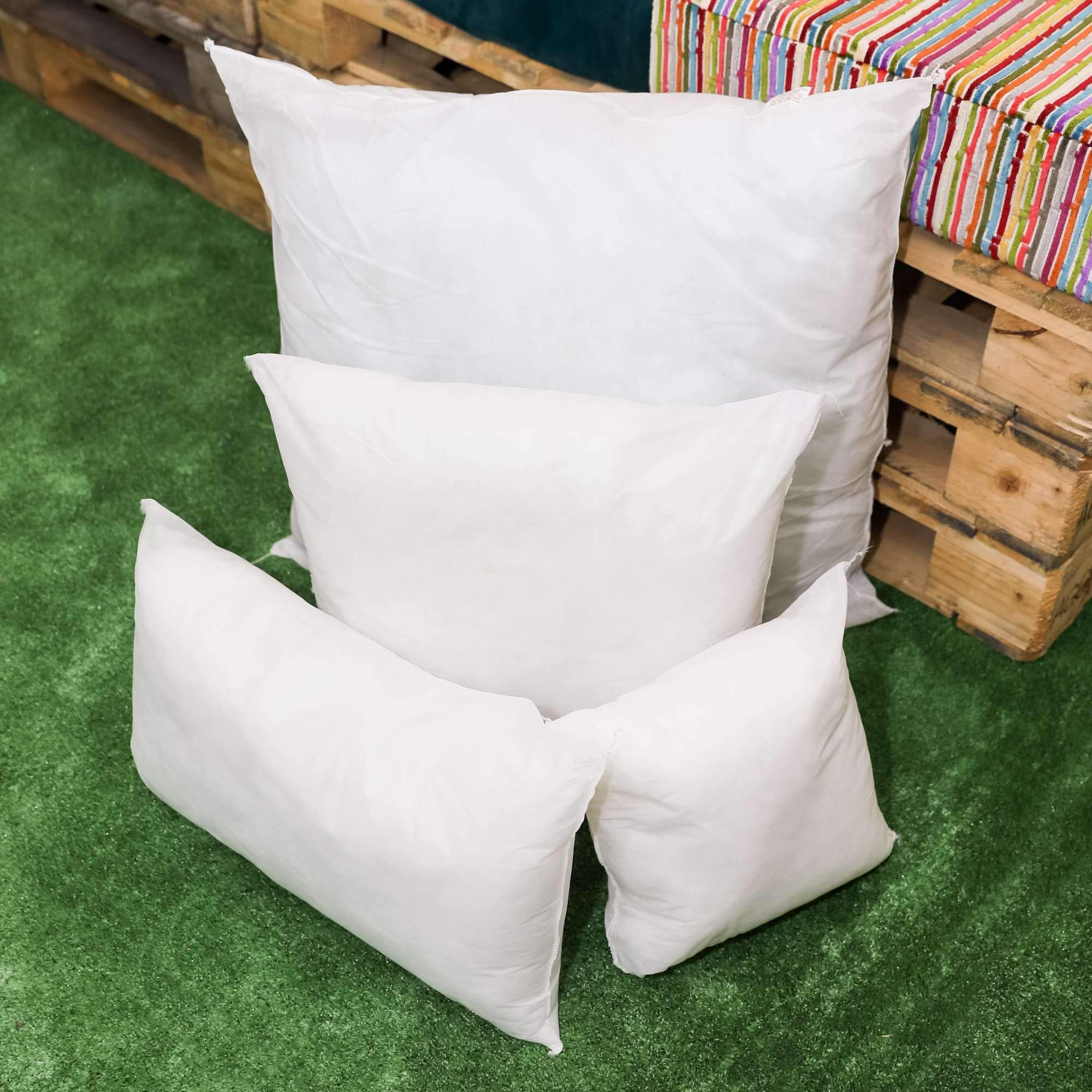 Quality New Cushion Filling Empty Inner Inserts Pads 14" 20" 27" Hollow Fibre Inserts Square & Rectangle Shapes (14x22 Inch)