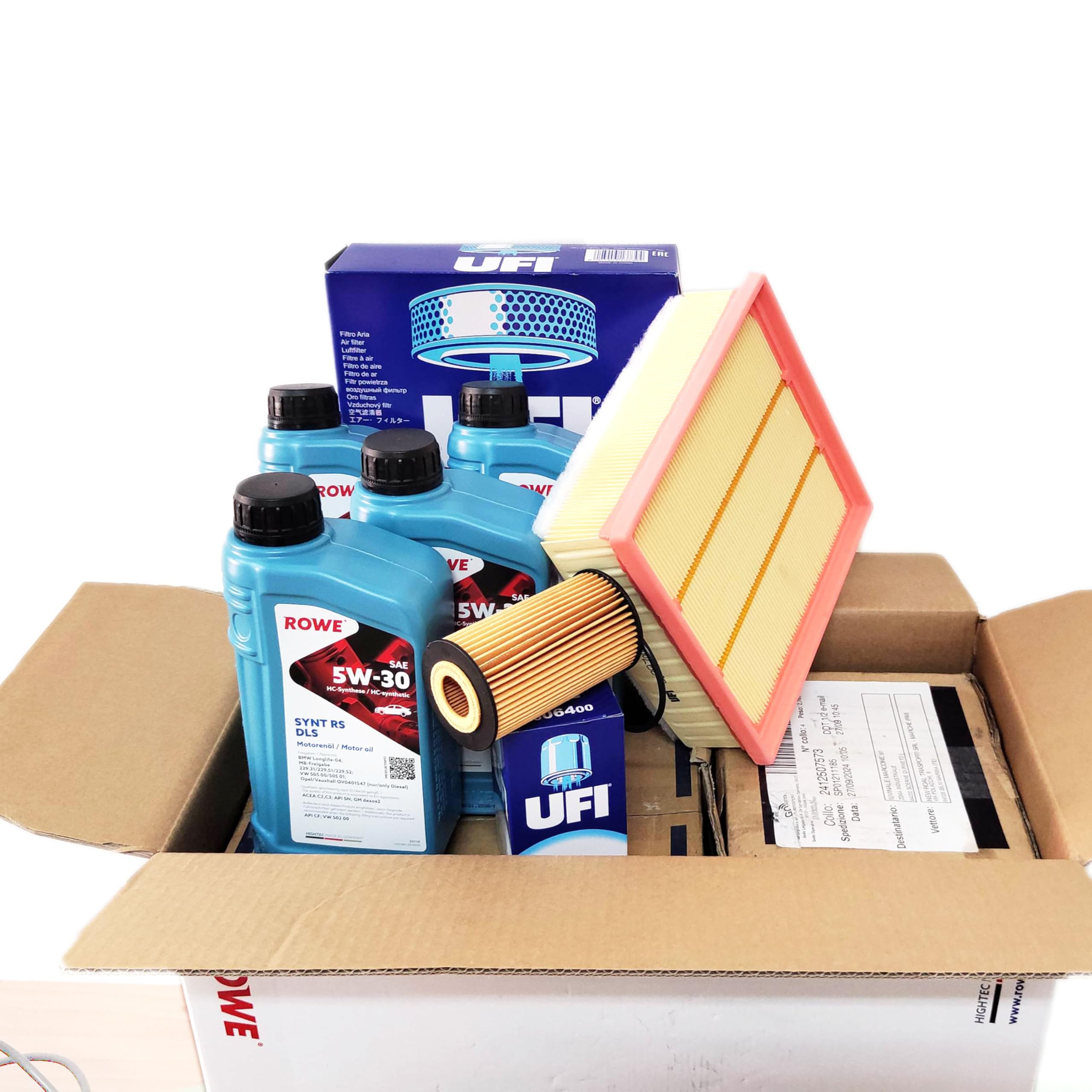KIT Manutenzione Tagliando Specifico per Opel Corsa D 1.2 1.4 16V 51KW 59KW 63KW 64KW 66KW 74KW 88KW 07/06 -> DA 19MA9235 Numero Motore (Kit4ltHI12)