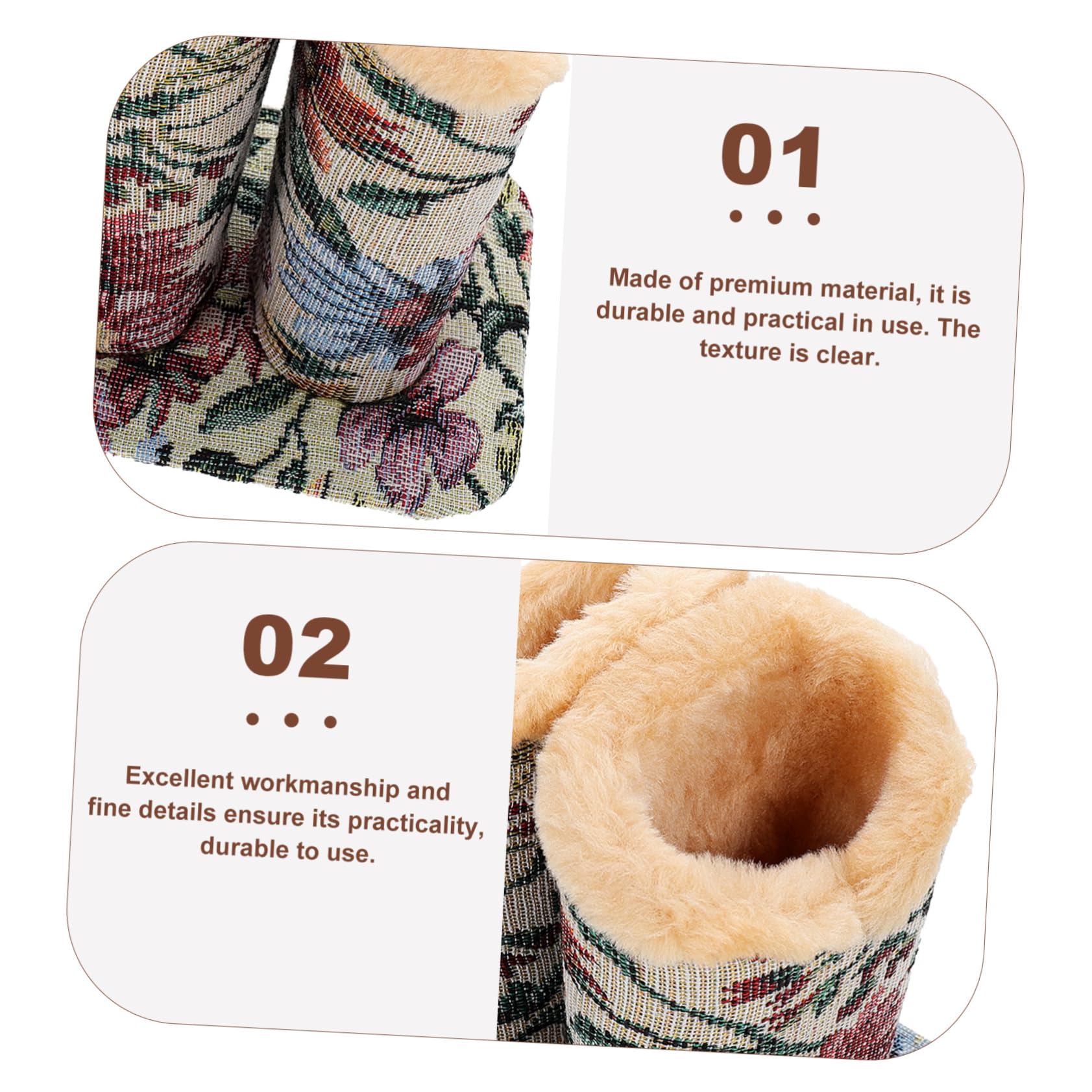 PRETYZOOM Soporte Binocular Taza De Anteojos De Mesa Estuche De Brochas De Maquillaje Para Mujer Soporte Para Gafas De Sol Para Anteojos Caja Pu Tela Estante De Vidrio Lentes Perder