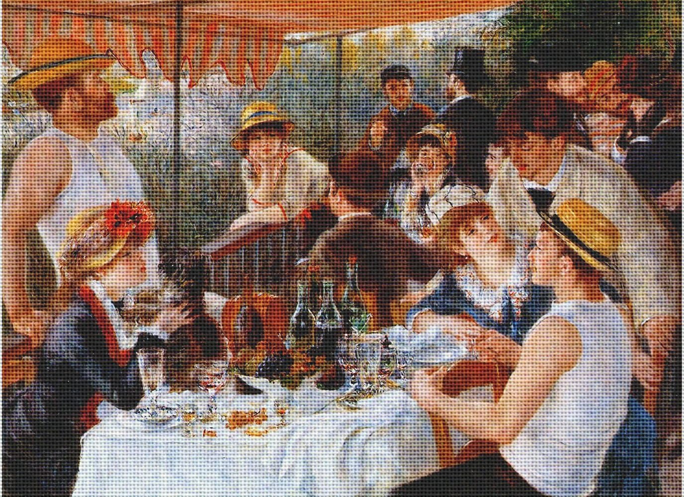 Art Needlepoint Luncheon of The Boating Party Needlepoint by Renoir