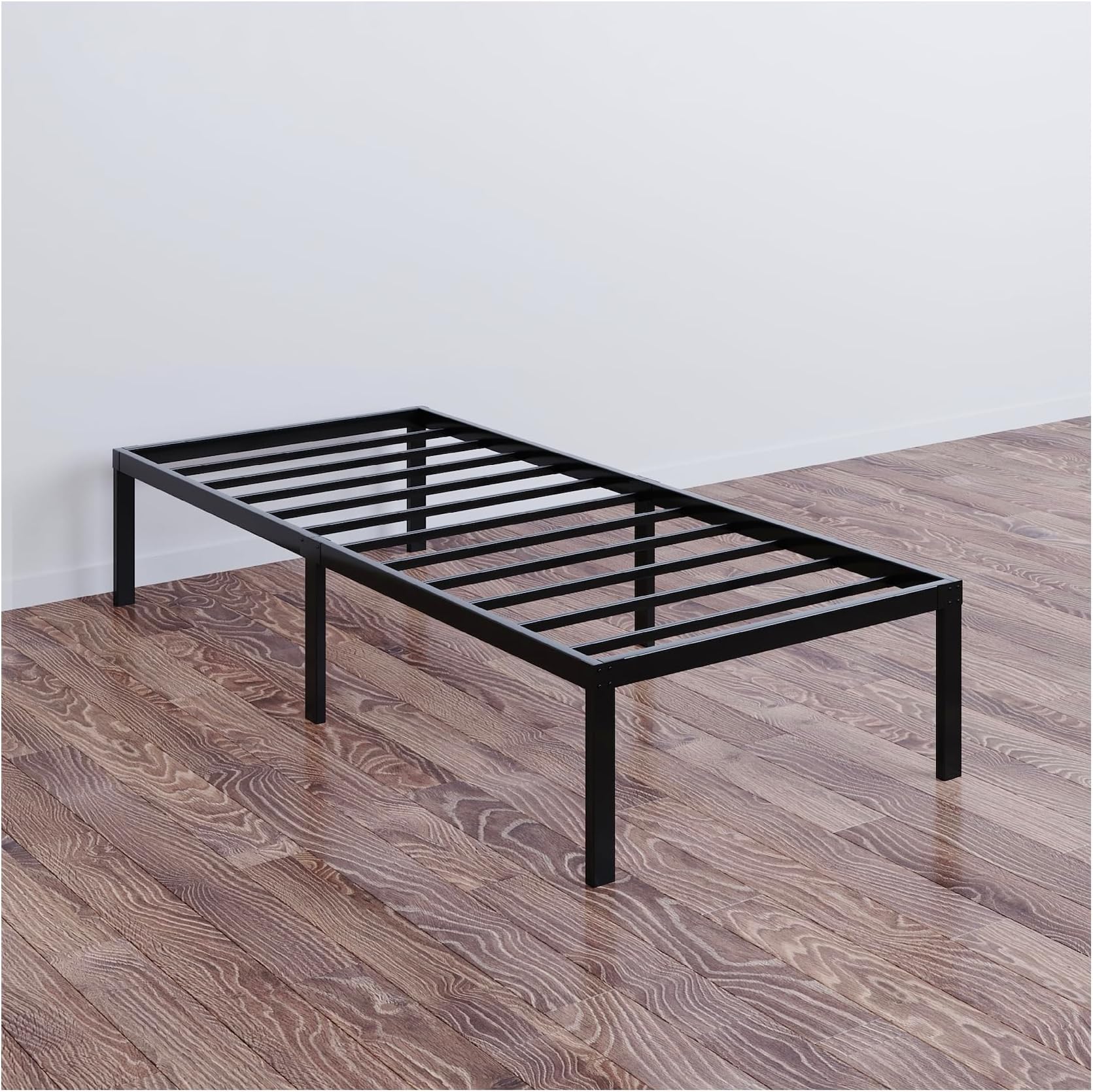 Dreamzie Metal Bed Frame 100x200 with Storage Sturdy and 20min Easy Assembly Bed Frames - Large Storage with 41cm Height