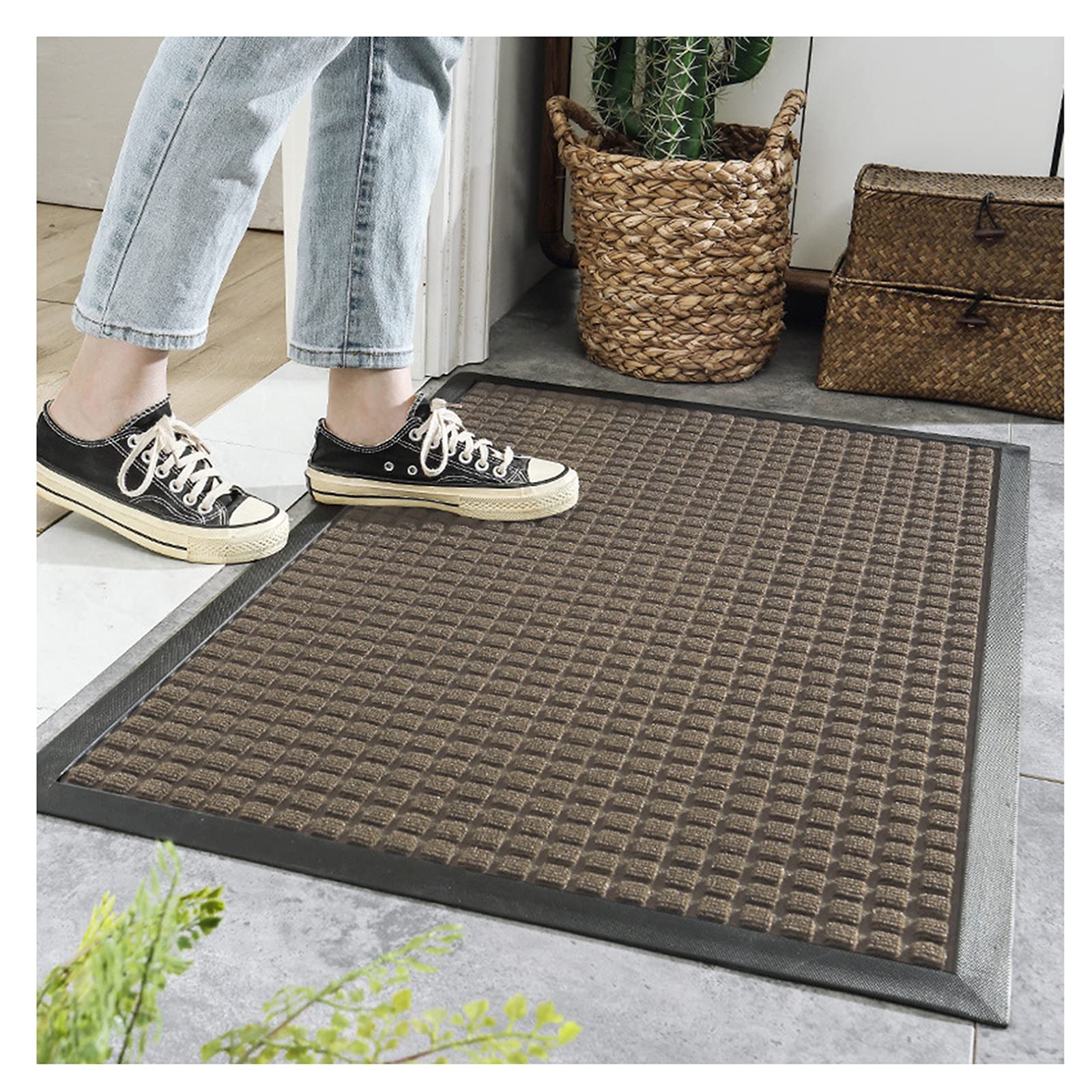 Paillasson ultra absorbant et doux profitez d'une entrée toujours impeccable