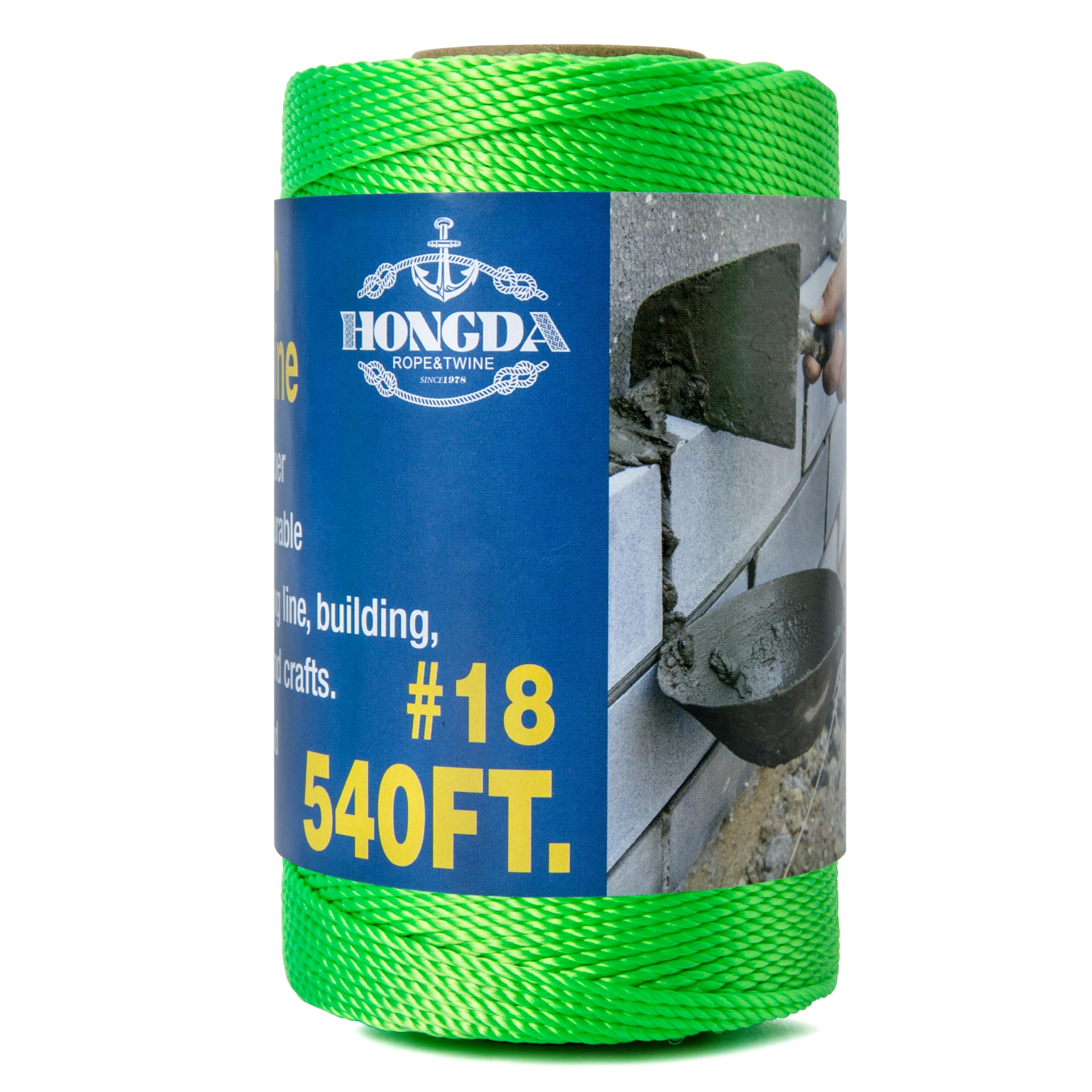 Level Construction String Braided Mason Line String Line,#18 540 Feet Braided Construction Nylon ...