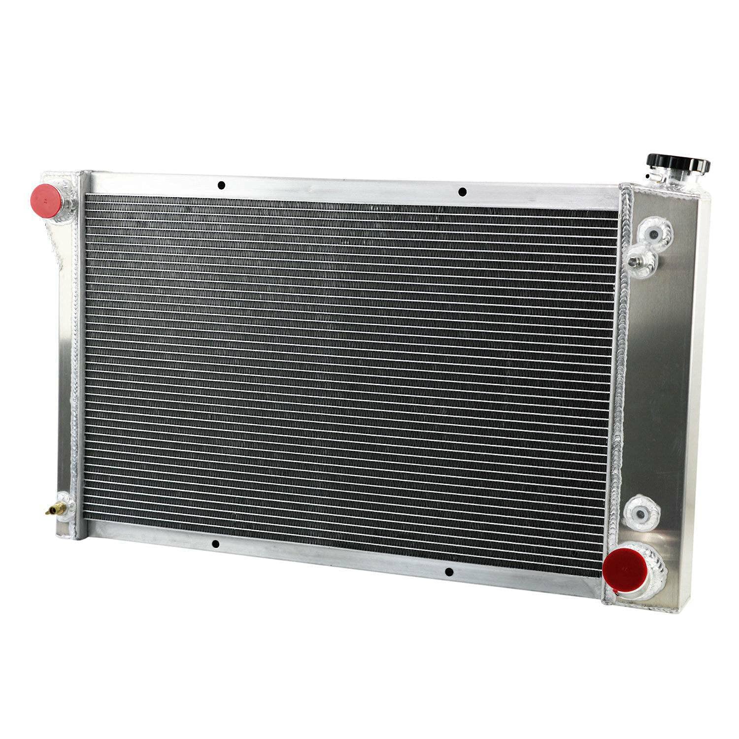 CoolingCare Radiator for 1967-1972 Chevrolet C10 C20 C30 K10 K20 K30 & GMC C15/C1500 C25/C2500 C35/C3500 K15/K1500 K25/K2500 K35/K3500 Panel Pickup Suburban, Full Aluminum 4 Row Core