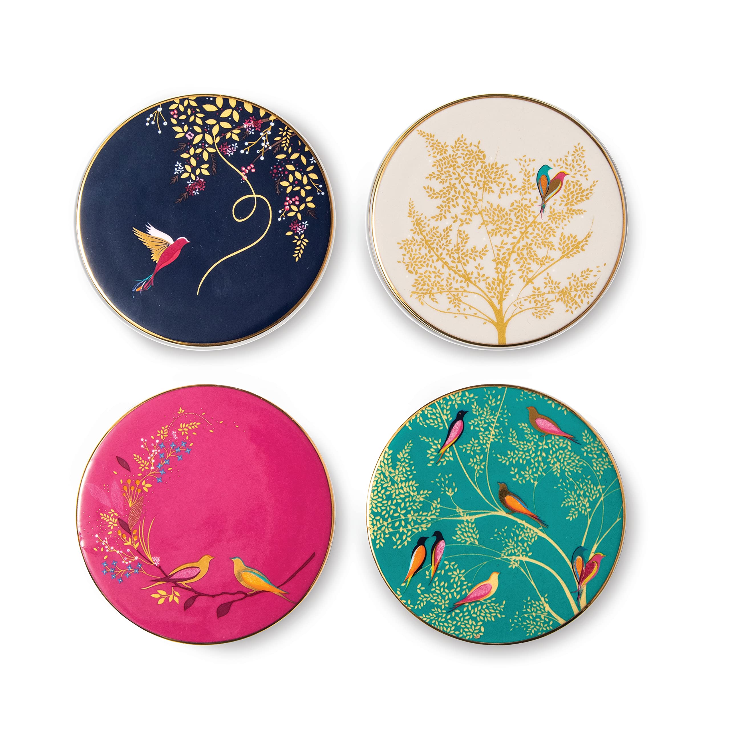 Set 2 Bicchieri In Vetro Sara Miller London Chelsea: 0,4 Litri, Altezza 11,1 Cm, Regalo In Scatola