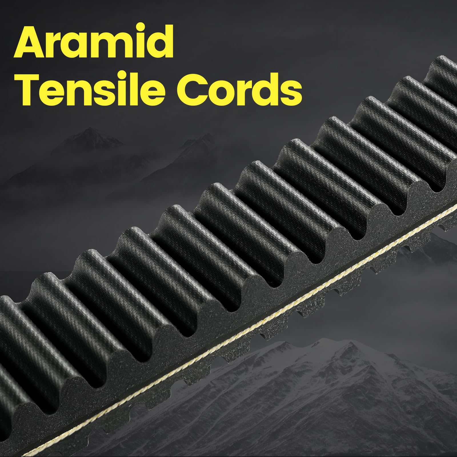 417300197 417300586 Cinghia di trasmissione per motoslitta Ski-Doo MXZ/Tundra/Skandic/Grand Touring/Summit/GSX/Legend, corde di trazione in aramide | Gomma EPDM | Overcord Flexweave