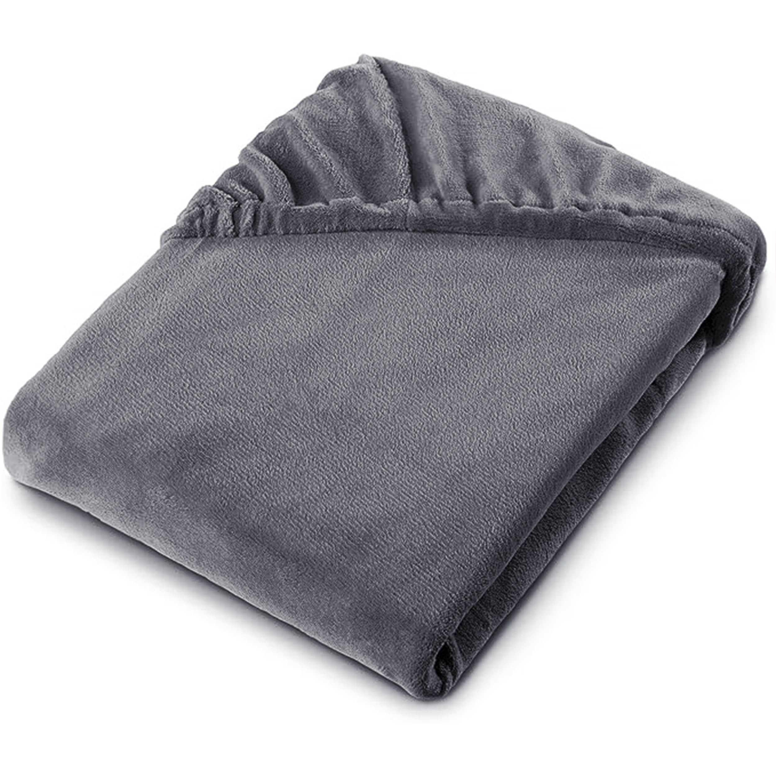 DALINA Textil - Sábana Bajera de Franela Cama 105 - Bajera Ajustable Colarina, Cálido y Sueva para Invierno, 105x195x30cm