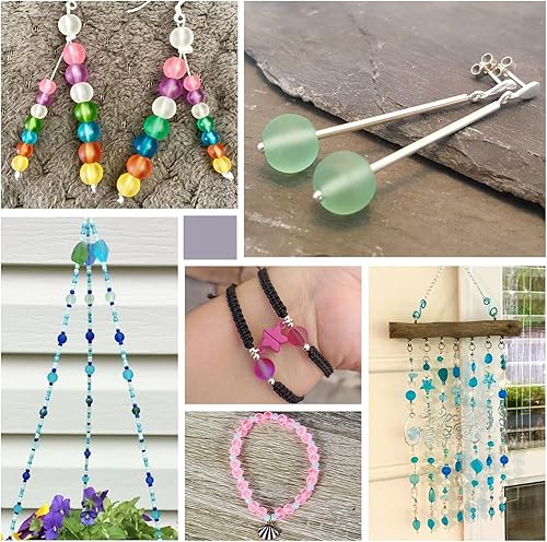 Miniatura 4 de Craftdady - Cuentas sueltas redondas, Colores mixtos esmerilados, 8mm