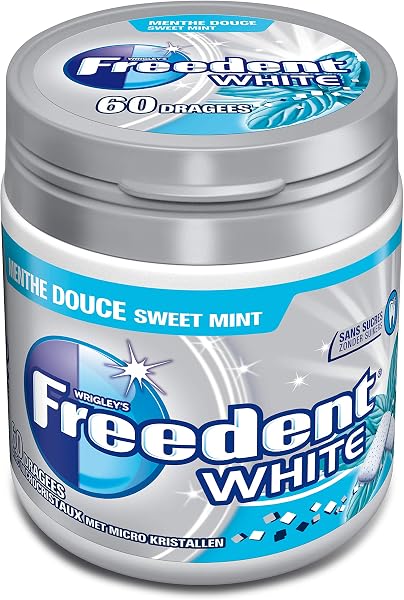 FREEDENT - Menthe Douce - Boîte de 60 dragées de Chewing-Gum sans sucres (Lot de 6) - 2