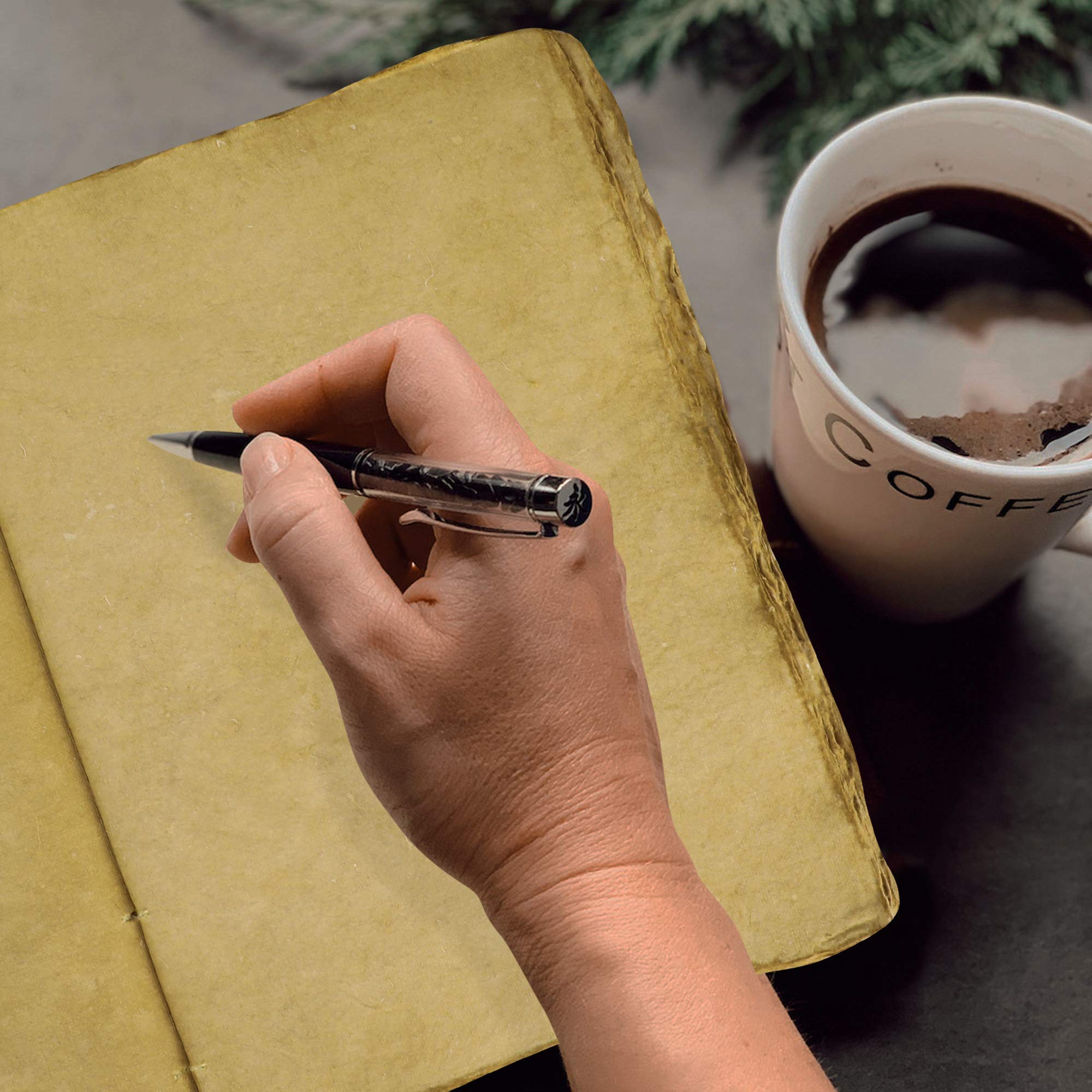 Amazon.co.jp: VIMOKSHA ヴィンテージレザージャーナル(11.5