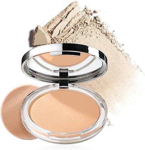 Clinique Stay-Matte Sheer Pressed Powder For Oily Skin Types | Sheer Coverage + Matte Finish | Minimizes Shine, Stay Neutral
