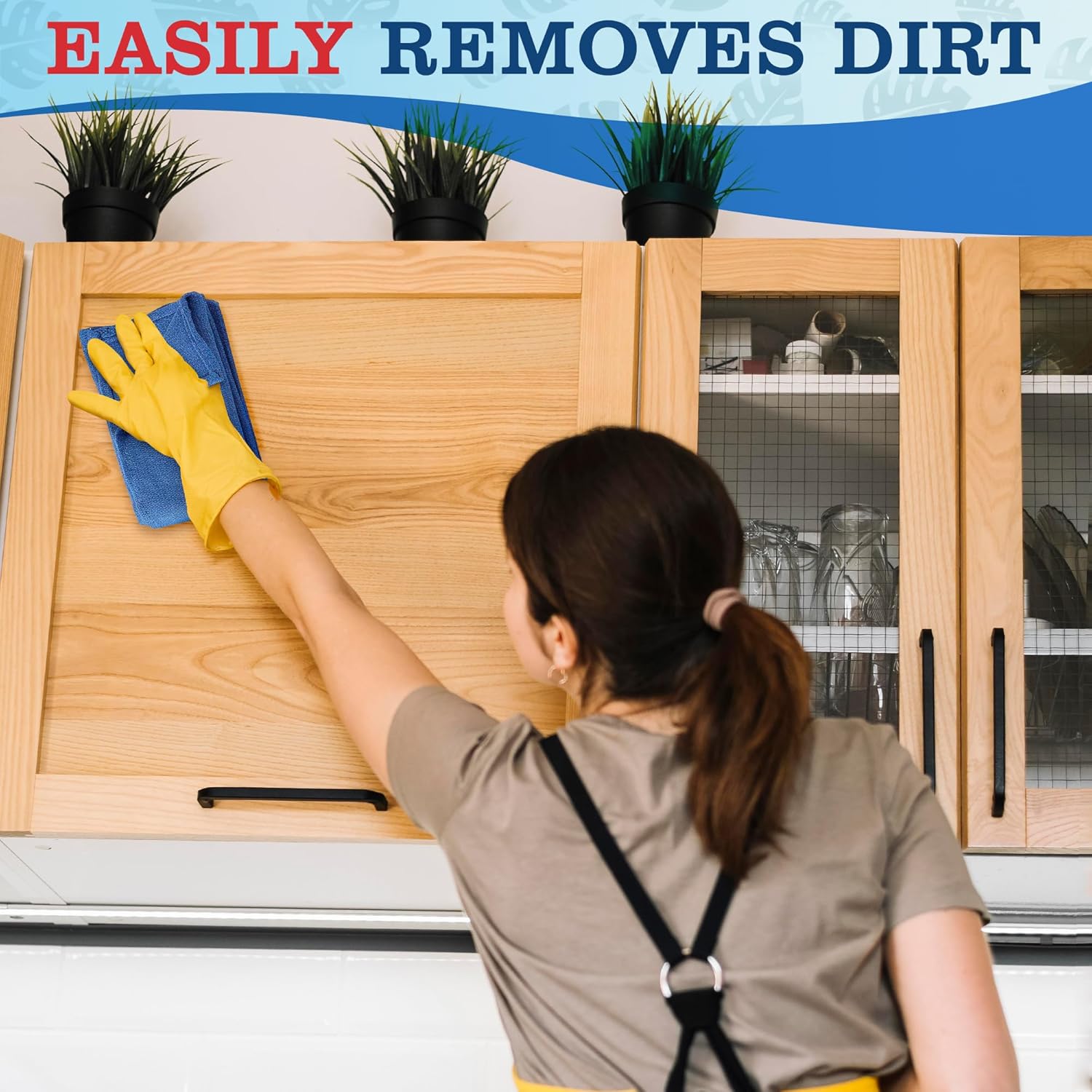 15Pcs Blue Cleaning Rags - Blue Rags for Cleaning House Cotton Towels for Cleaning Supplies Blue Kitchen Towels Cotton Cleaning Rags - Blue Surgical Towels Medical Towels Cotton Rag Cotton Shop Towels - Image 7