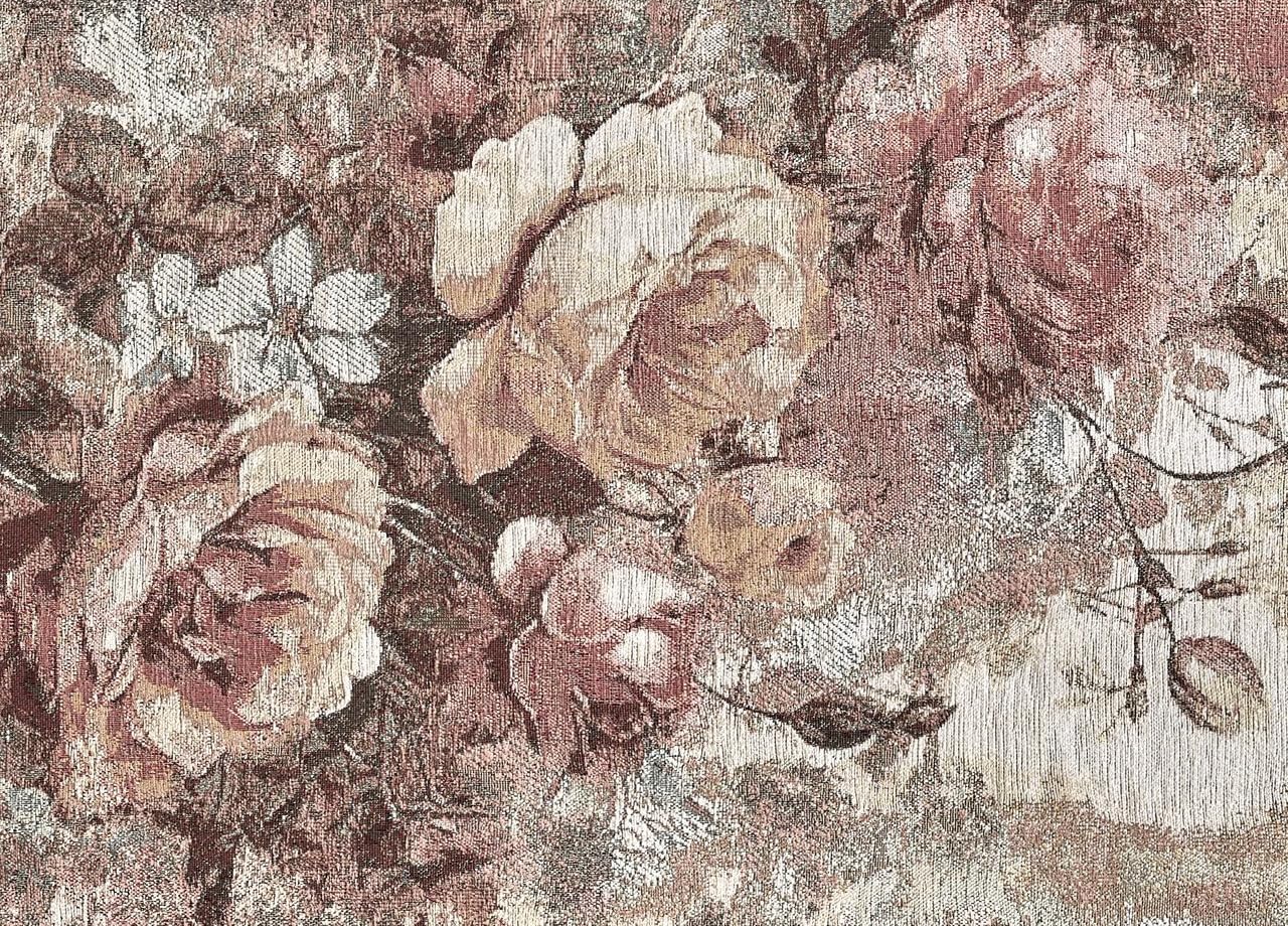 BIANCHERIAWEB Tappeto Arredo Salotto Antiscivolo Scendiletto Camera Dis. Rose By Suardi 85x150 Cipria