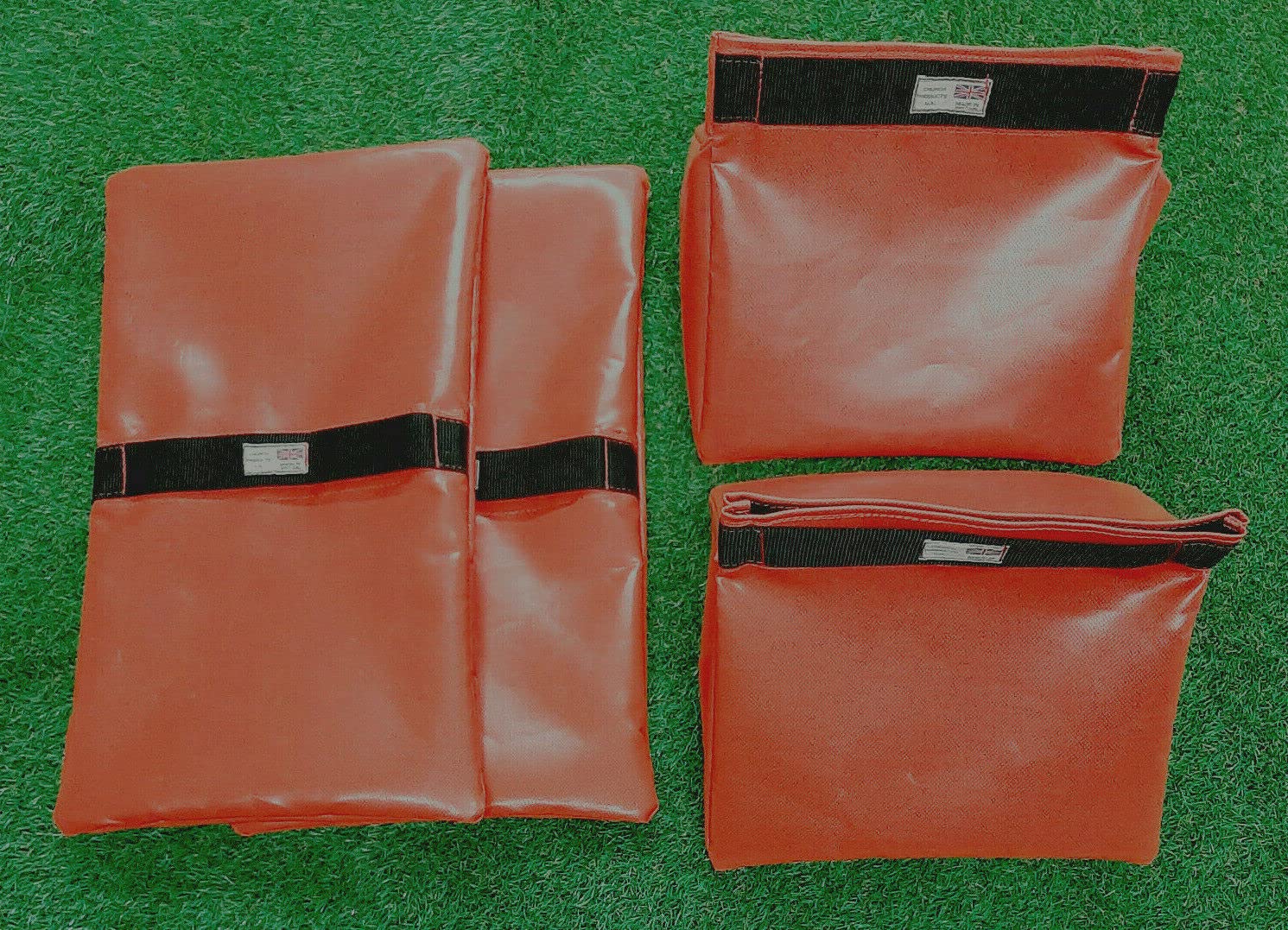 Church Products UK Dog Agility Training Equipment Seesaw Sandbags Indoor Outdoor Garden Play Sandbags (Wedge Sandbag, Red)