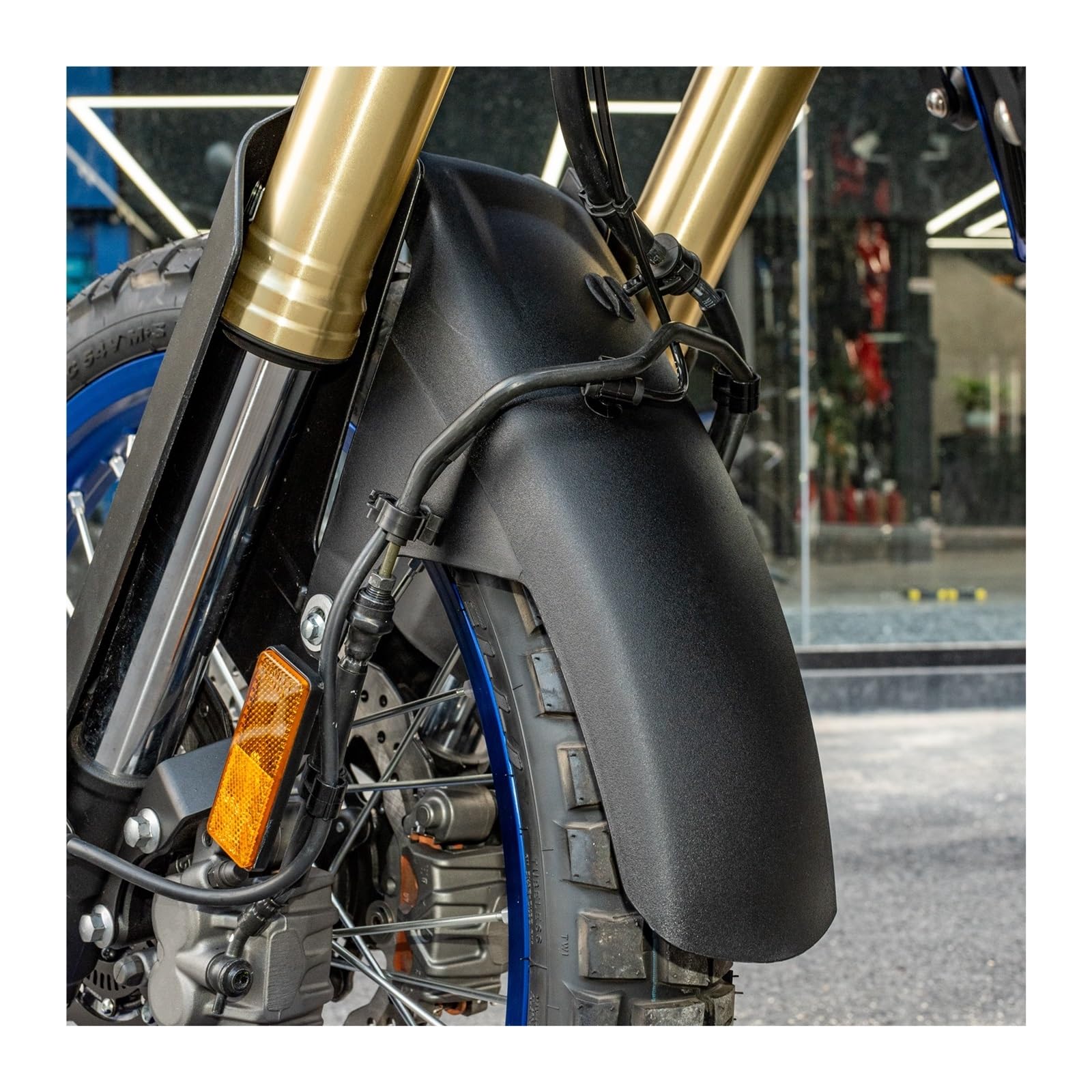 motocykl BikeBłotnik przedni Pasuje do Yamaha TENERE 700 Przedni błotnik Niski błotnik Osłona koła Osłona ochronna osłona błotnika(Low - Matte black)