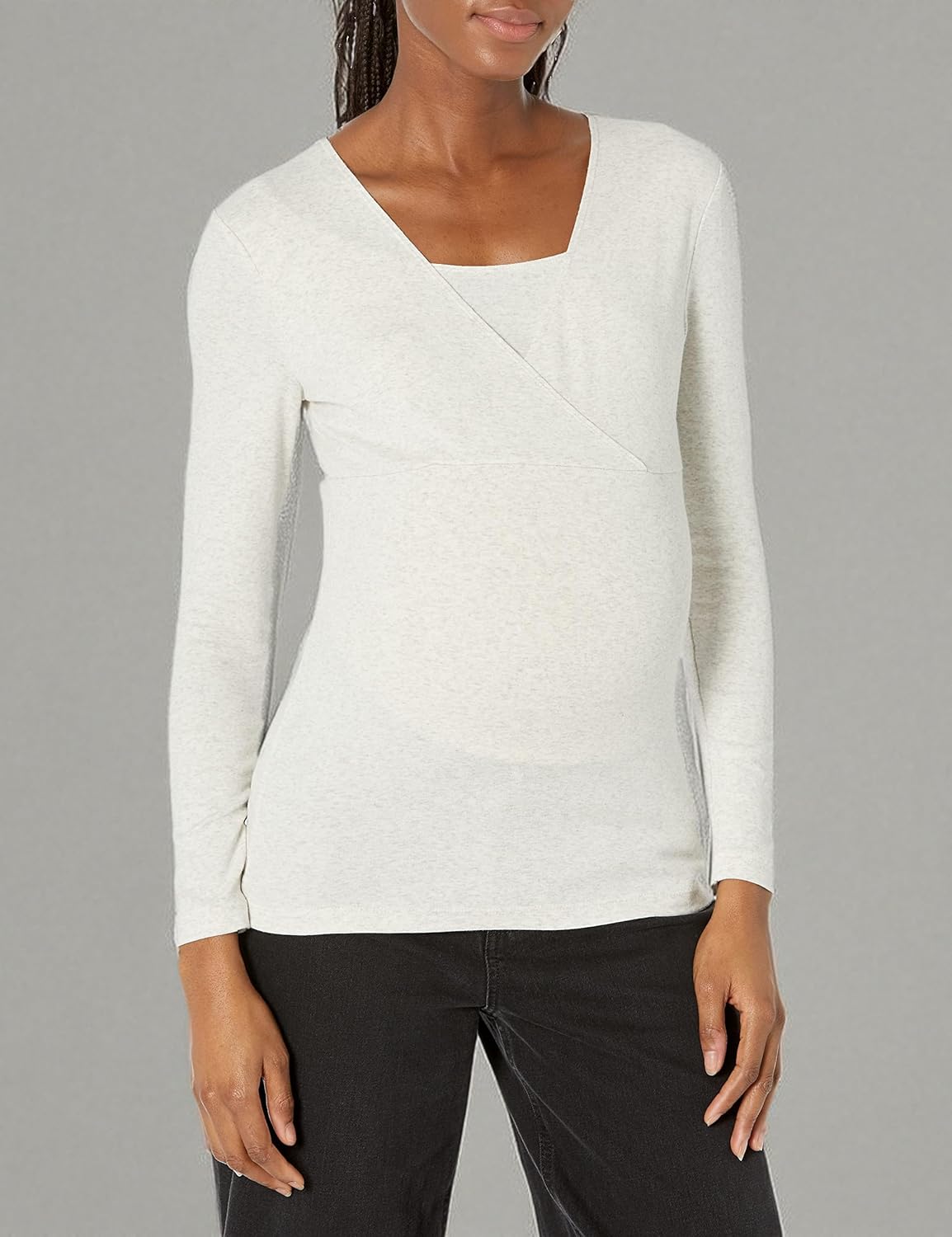 Amazon Essentials Women's Maternity Nursing V-Neck Top - Image 5