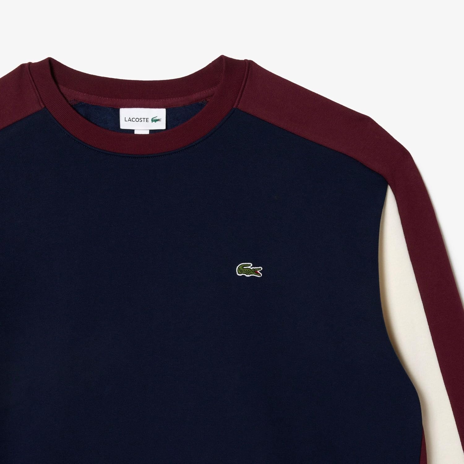 Lacoste mens Colorblock Sweatshirt - Big Fit - Image 2