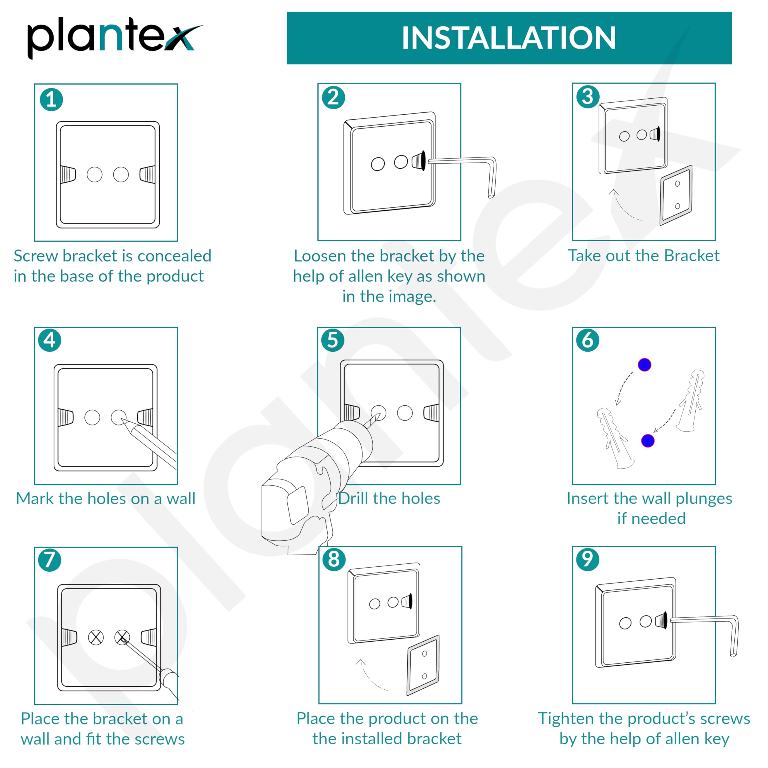 Plantex 304 Grade Stainless Steel Towel Rod for Bathroom/Soap Holder/Napkin Ring/Tumbler Holder/Robe Hook/Bathroom Accessories, Decan (Black) 3