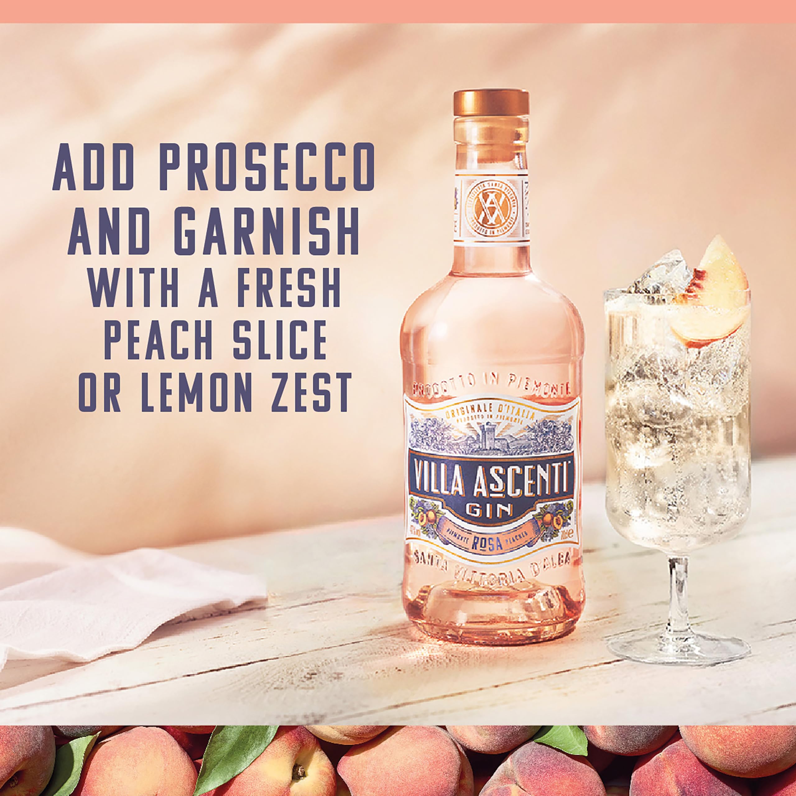 Villa Ascenti Gin | 41% Vol | 70cl | Home-Grown Italian Gin | Made With Ingredients From Piemonte | 100% Italian Botanicals & Ingredients | Enjoy In A Glass With Ice & Tonic - View #5