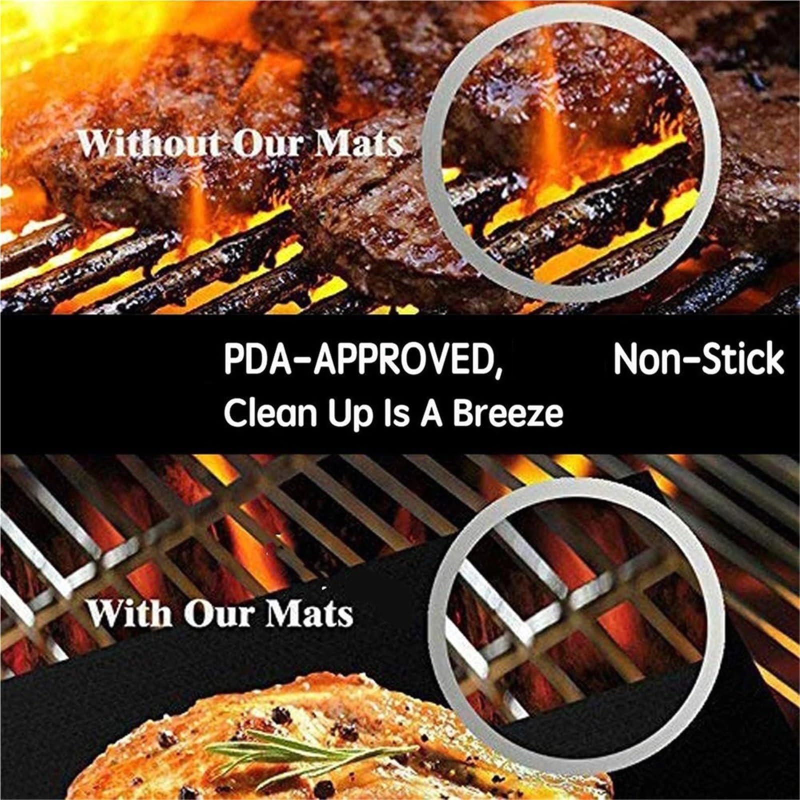 Ofenmatte 3 stücke 60 * 40 cm Cropable Nicht-Stick Grill Matte Back Matte Kochen Grillen Blatt Wärme Widerstand Küche Werkzeuge Zubehör