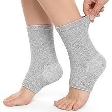 Bamboo Foot Sleeves,Compressed Bamboo Knee Pads, Knee Joint Sleeves, Sports Knee Guards Large