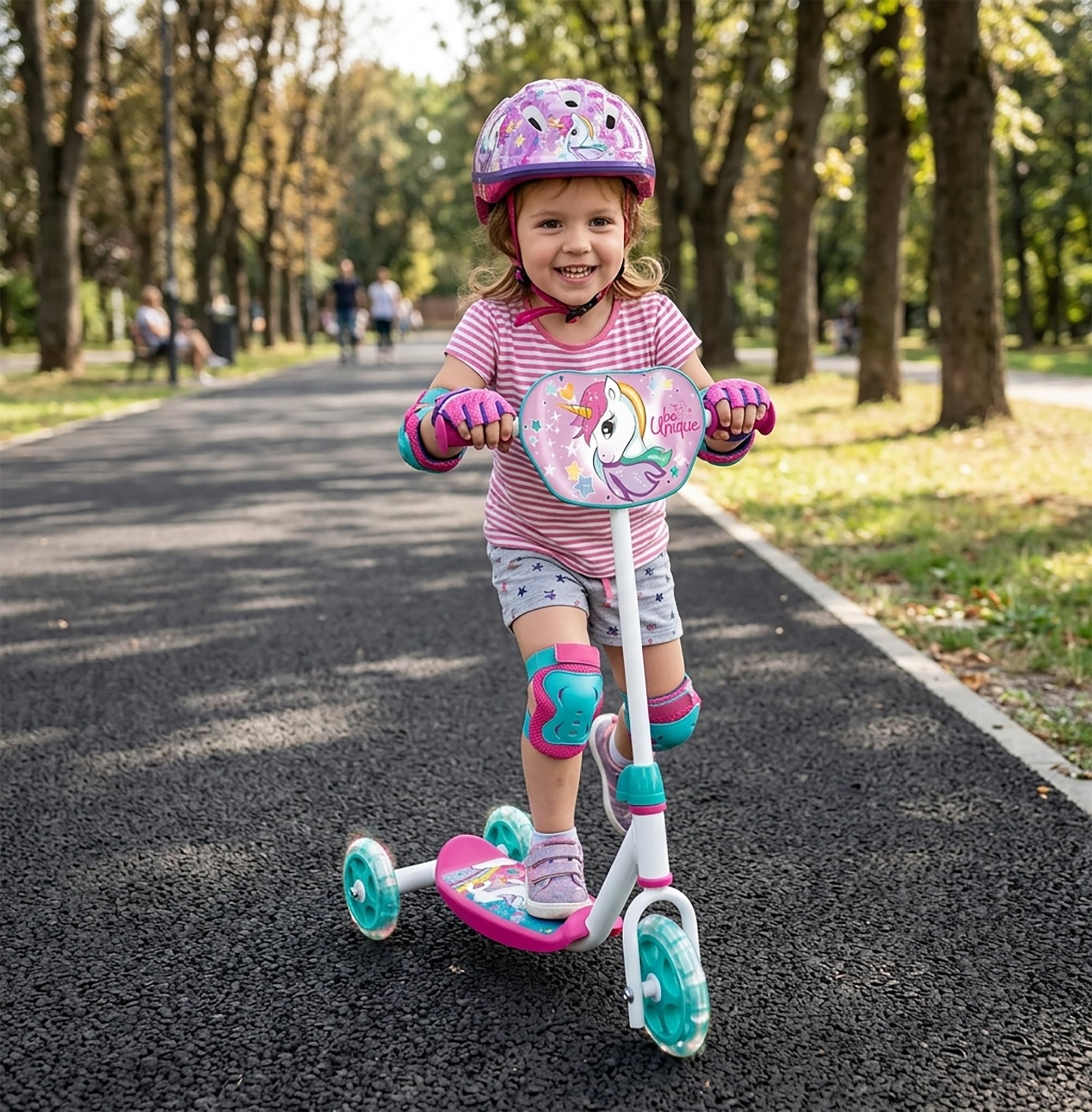 Mondo Toys - UNICORNO MONDO MY FIRST SCOOTER Monopattino Baby 3 ruote per bambini da 2 anni