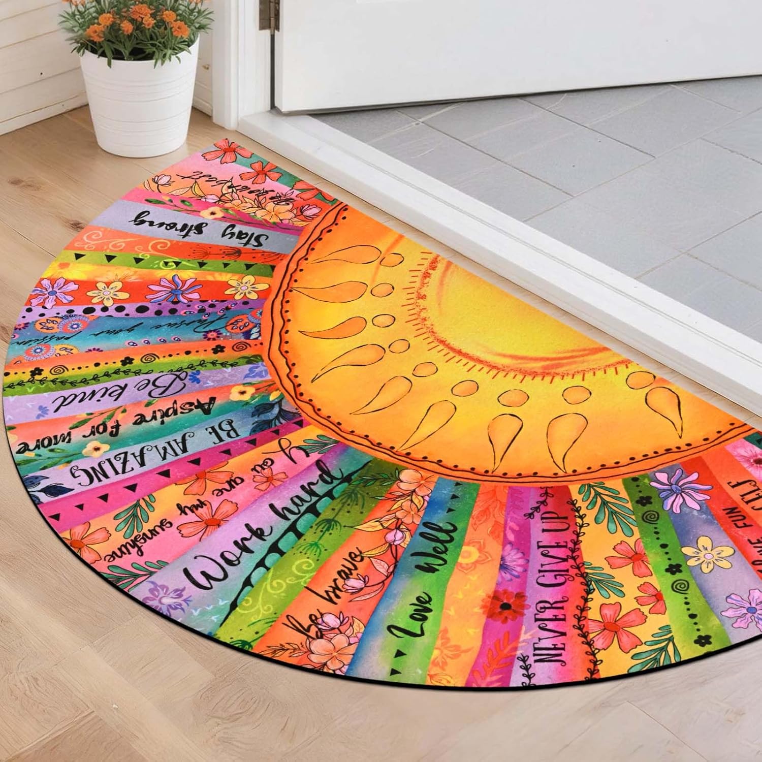 Likiyol Sun Door Mat Indoor Entrance