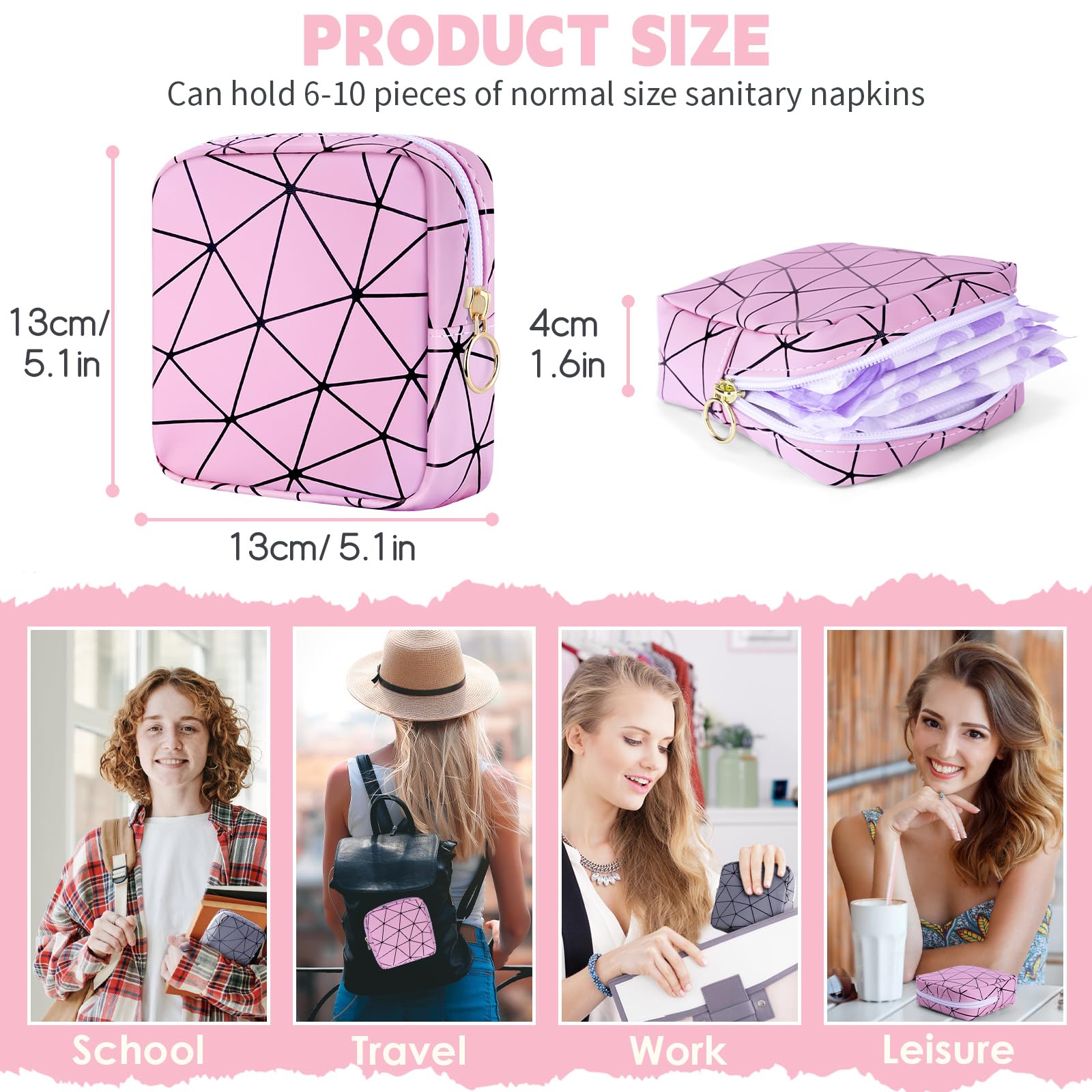 Amazon | Desing Wish サニタリーポーチ 2個入り サニタリー 袋 携帯用