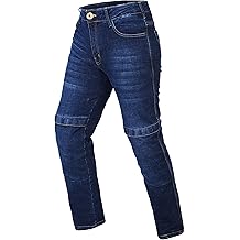 男士摩托车牛仔裤,配有芳纶货运工作越野摩托车牛仔布骑行牛仔裤