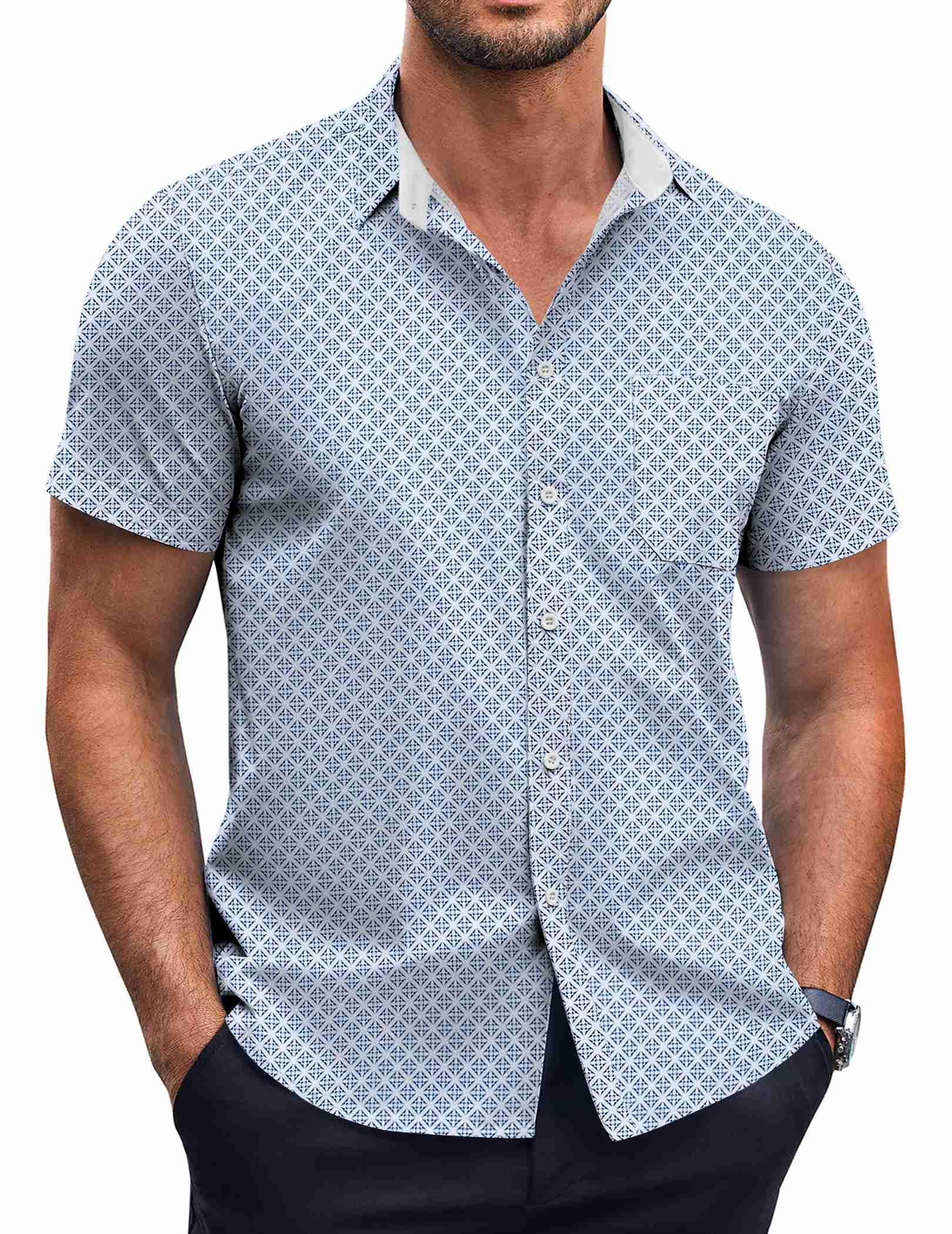 COOFANDY Polka Dot Shirt