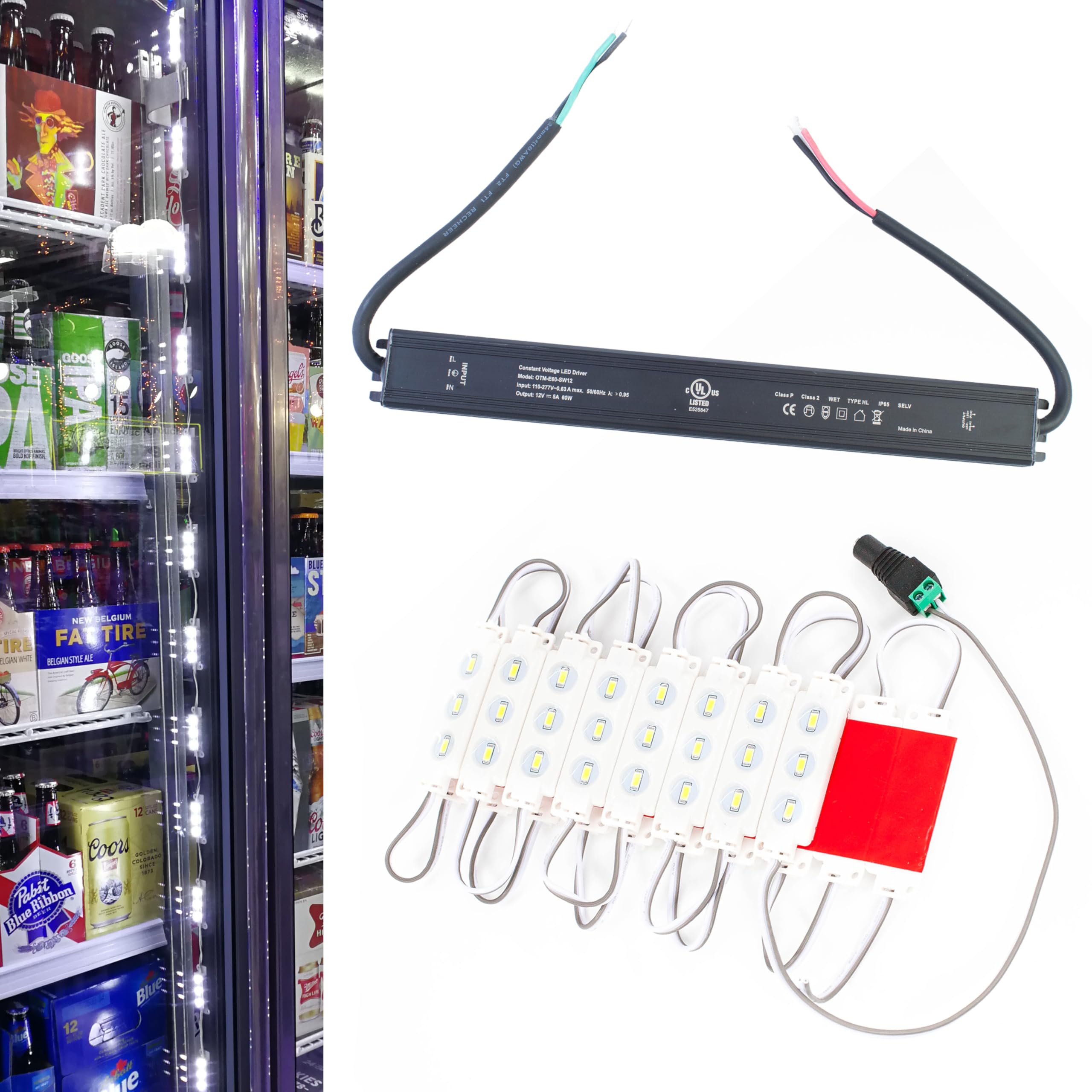 LEDUPDATES 40ft Fridge Walk-in Cooler LED Light for Convenient