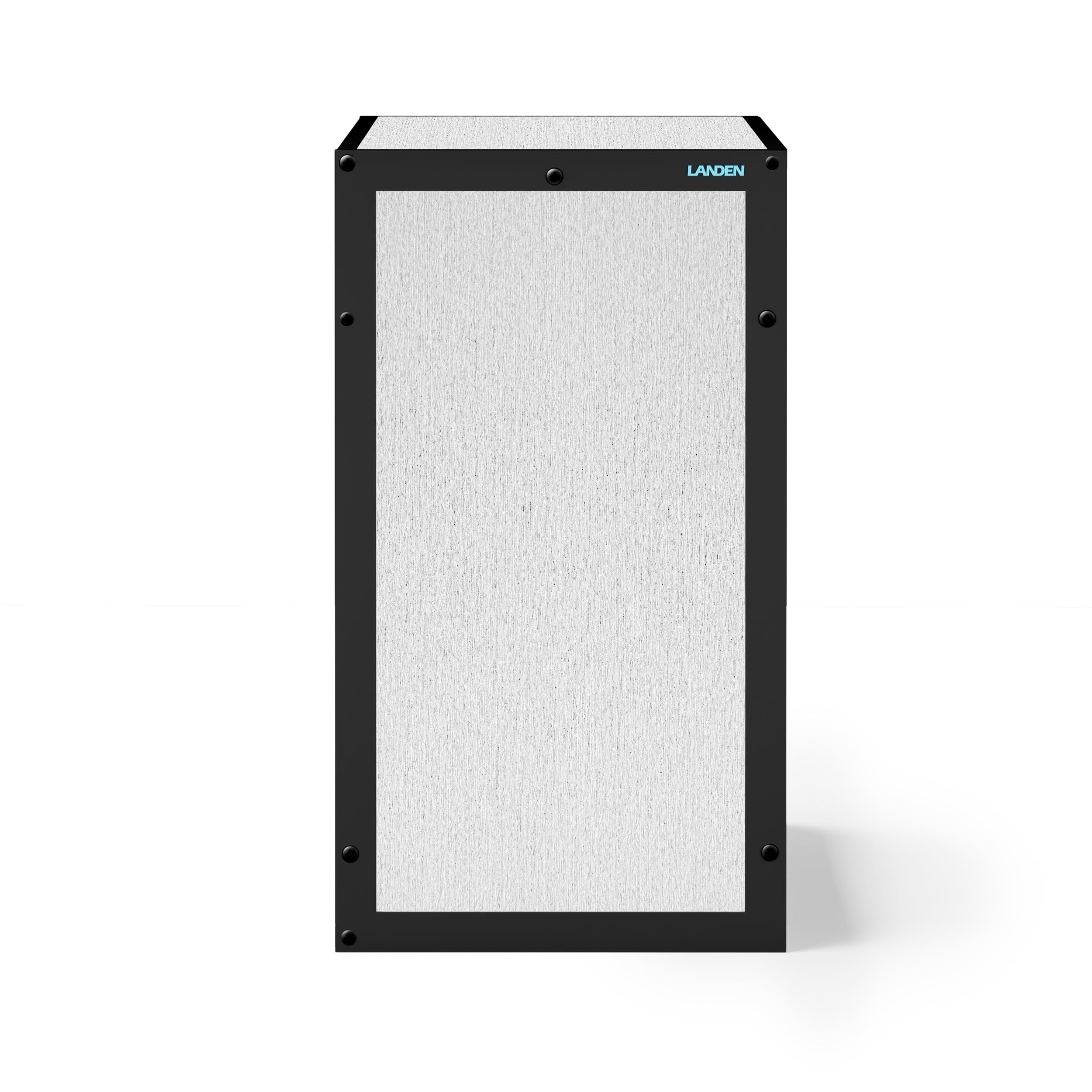 LANDEN Support d'aquarium en métal à 3 niveaux avec étagères pour aquariums jusqu'à 97 gallons, en acier inoxydable, gris, 60 x 45 x 80 cm, pour aquariums et terrariums de reptiles, utilisation à la