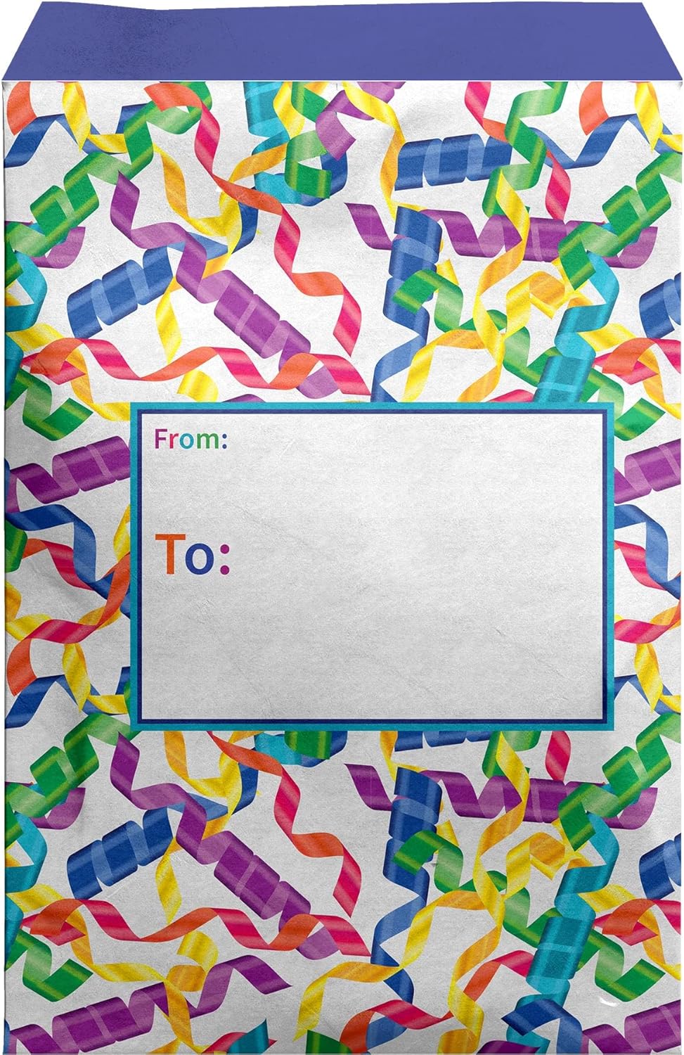 Jillson & Roberts 6-Count Foam Padded Mailing Envelope, Colorful Tyvek Mailer for Gifts, Under the Sea, Small