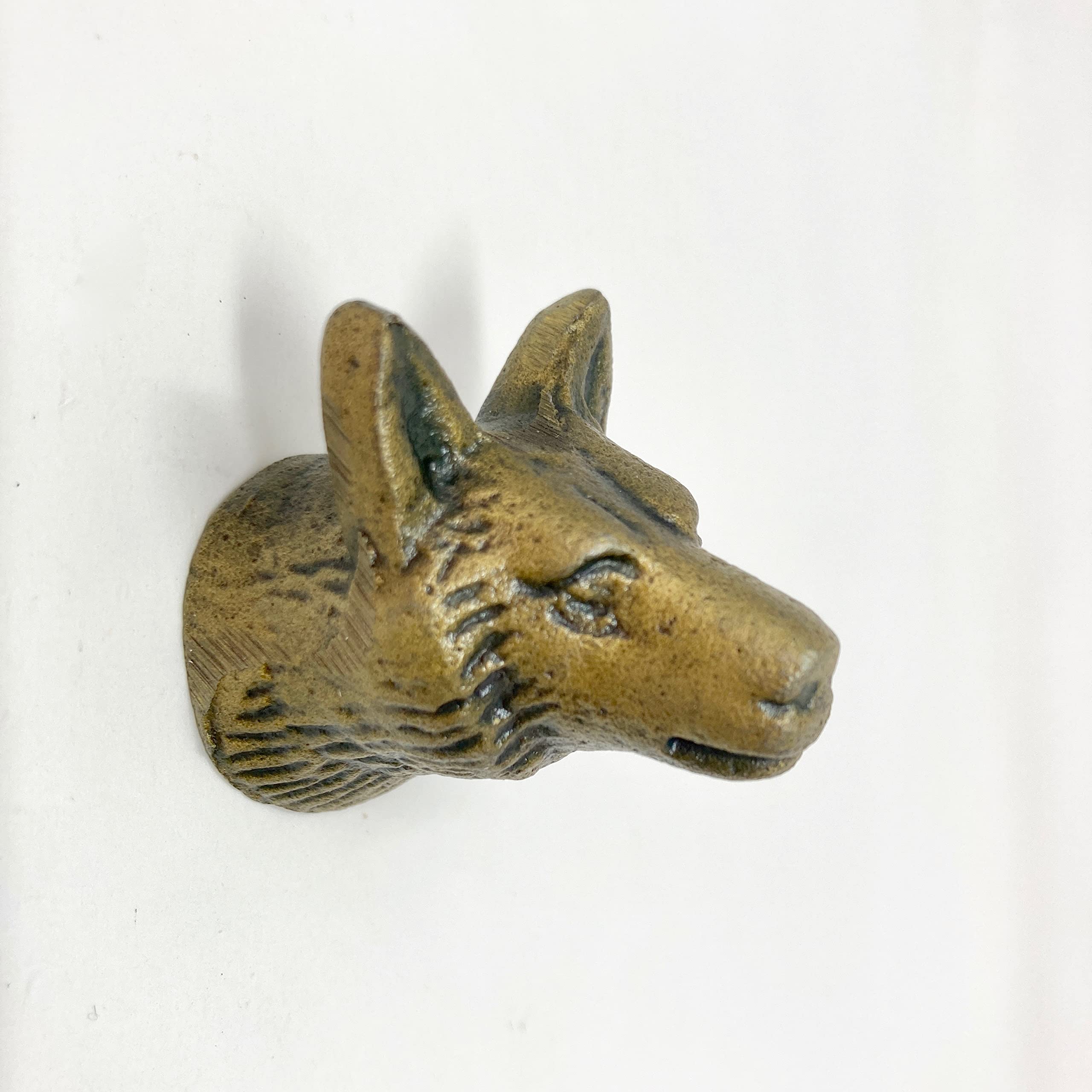Vintage Antique Iron Bronze Handmade Metal Animal Cupboard Door Knobs, Drawer Pulls Cabinet Door Handles (7. Bear Head)