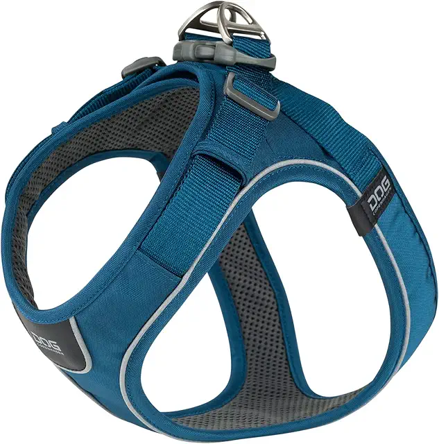 Arnés Comfort Walk Go DOG Copenhagen Azul Océano Talla M para Perros Pequeños y Medianos