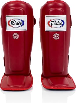 Fairtex SP3 Lightweight Shin Guards, Muay Thai MMA Avoid Shin Splints Gear
