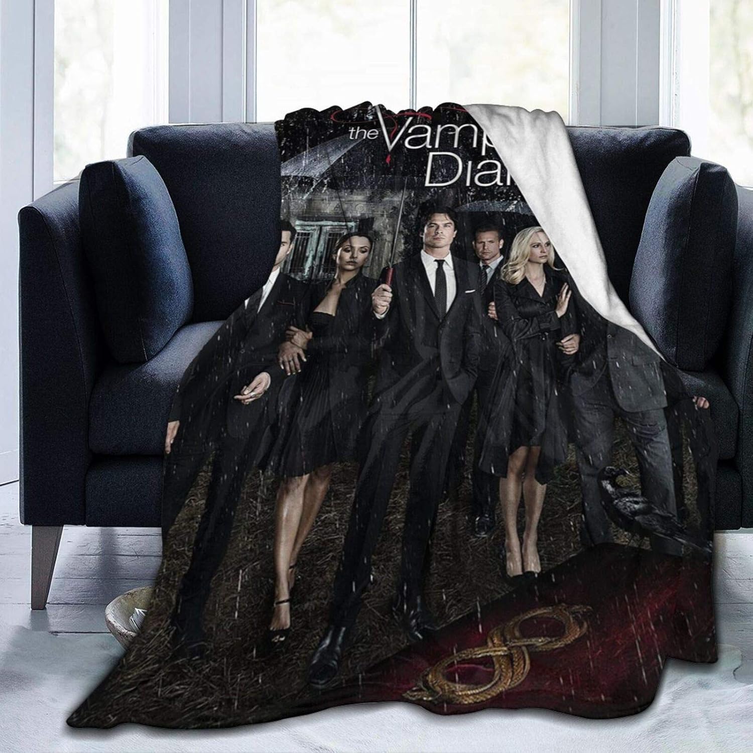 The Vampire Diaries Super Soft Blanket, Vampire Blanket, Air Conditioner Blanket