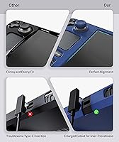 Vista 3 de 4 fundas protectoras Syntech compatibles con Steam Deck, funda de silicona con agarres antideslizantes para el pulgar