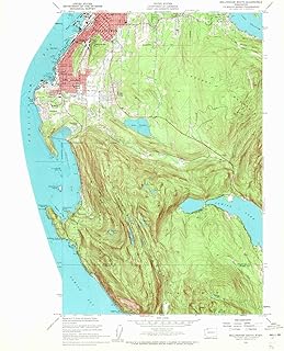 Bellingham South WA topo map, 1:24000 Scale, 7.5 X 7.5 Minute, Historical, 1954, Updated 1959, 26.9 x 22.1 in